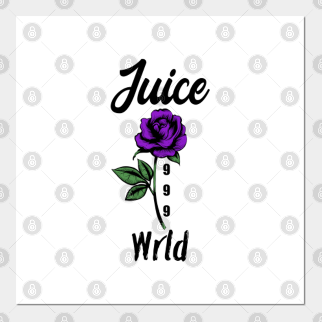 juice wrld rose Juice Wrld Posters and Art Prints TeePublic